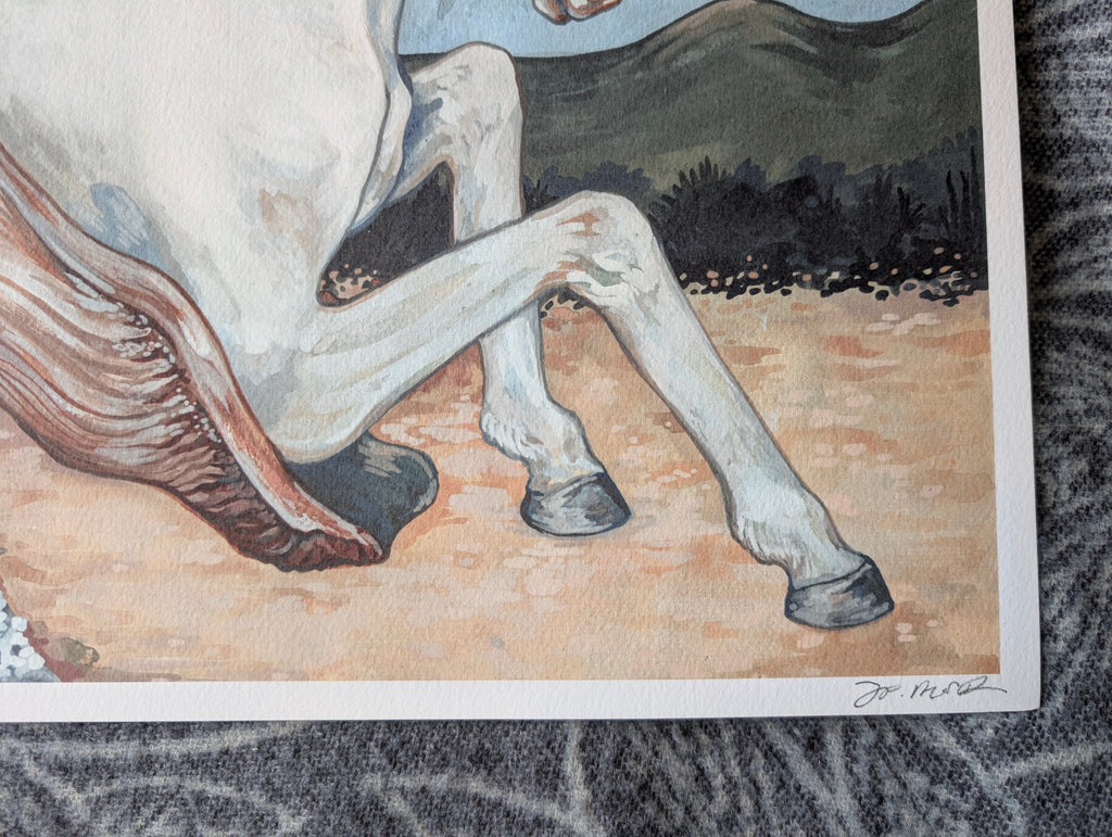 Venus as A Horse, Whimsical Horse Illustration, A3 Print